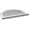 Ekena Millwork Octagonal Top Surface Mount PVC Gable Vent w/ 2"W x 2"P Brickmould Sill Frame, 32"W x 26"H GVPOT32X2603SF - alternate 5